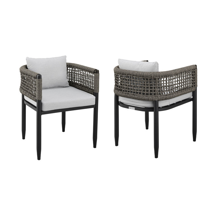 Powder coated aluminum discount outdoor dining set